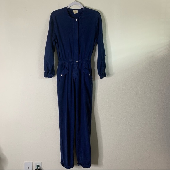 Bellerose womens blue Popart zip up jumpsuit S - Picture 2 of 9